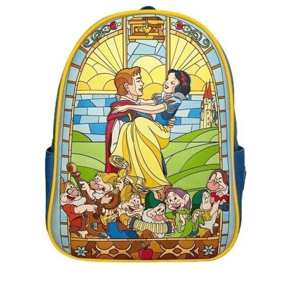 Loungefly Disney Snow White Stained Glass Mini Backpack - Picture 1 of 3